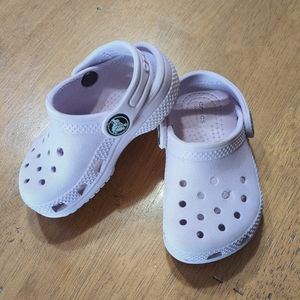 Crocs little kids size 5 lilac
